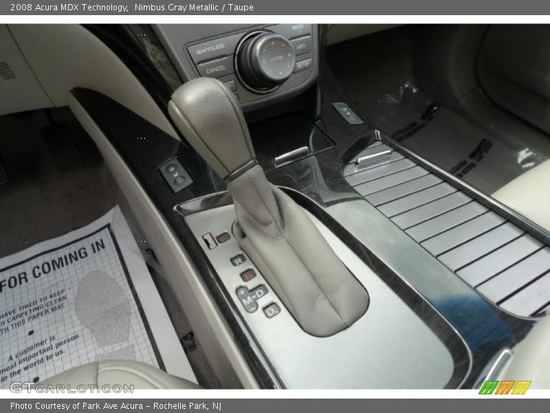Nimbus Gray Metallic / Taupe 2008 Acura MDX Technology