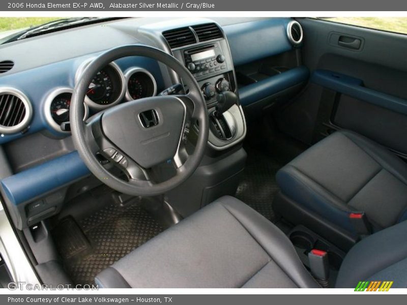 Alabaster Silver Metallic / Gray/Blue 2006 Honda Element EX-P AWD