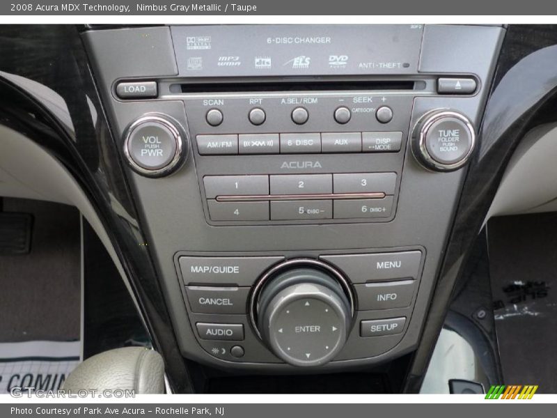 Nimbus Gray Metallic / Taupe 2008 Acura MDX Technology
