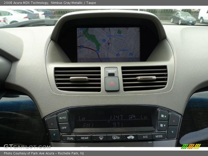 Nimbus Gray Metallic / Taupe 2008 Acura MDX Technology