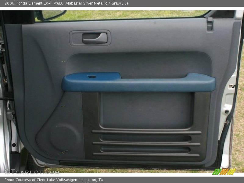 Alabaster Silver Metallic / Gray/Blue 2006 Honda Element EX-P AWD