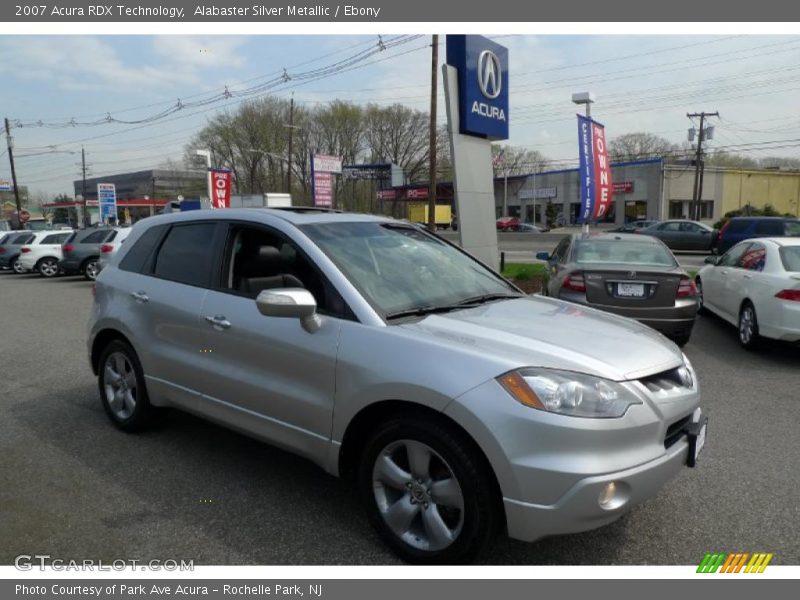 Alabaster Silver Metallic / Ebony 2007 Acura RDX Technology