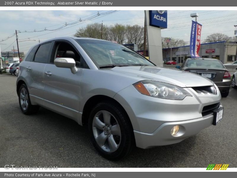 Alabaster Silver Metallic / Ebony 2007 Acura RDX Technology