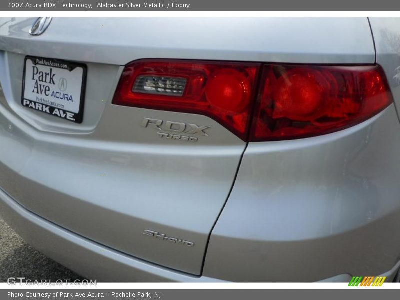 Alabaster Silver Metallic / Ebony 2007 Acura RDX Technology
