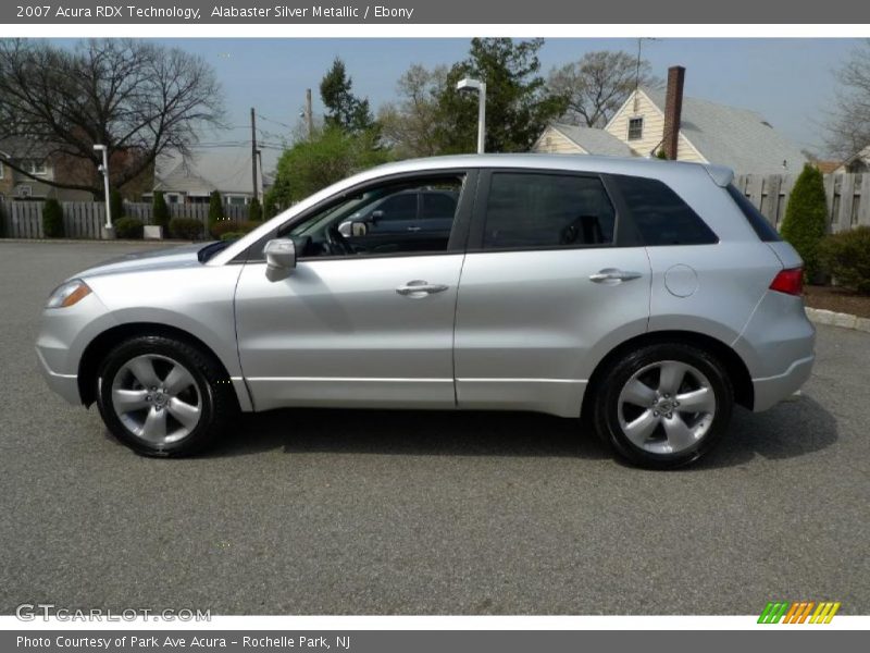 Alabaster Silver Metallic / Ebony 2007 Acura RDX Technology