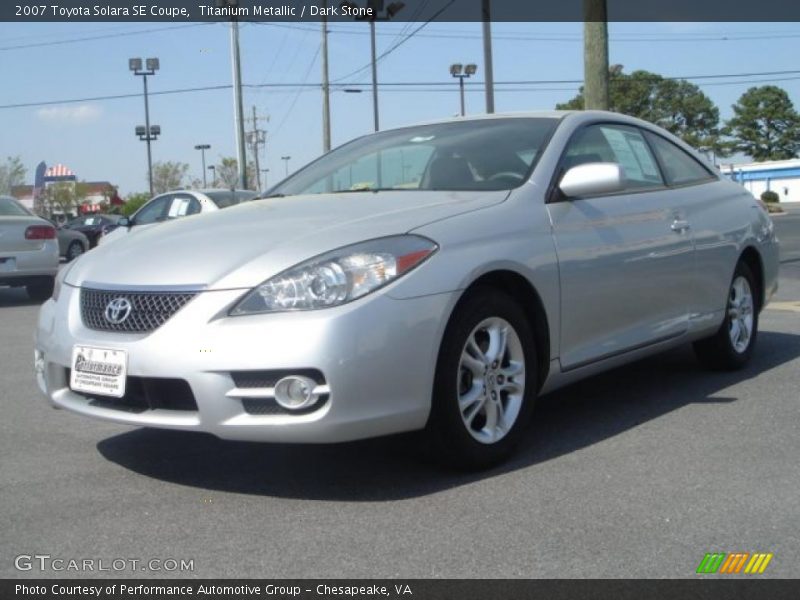 Titanium Metallic / Dark Stone 2007 Toyota Solara SE Coupe