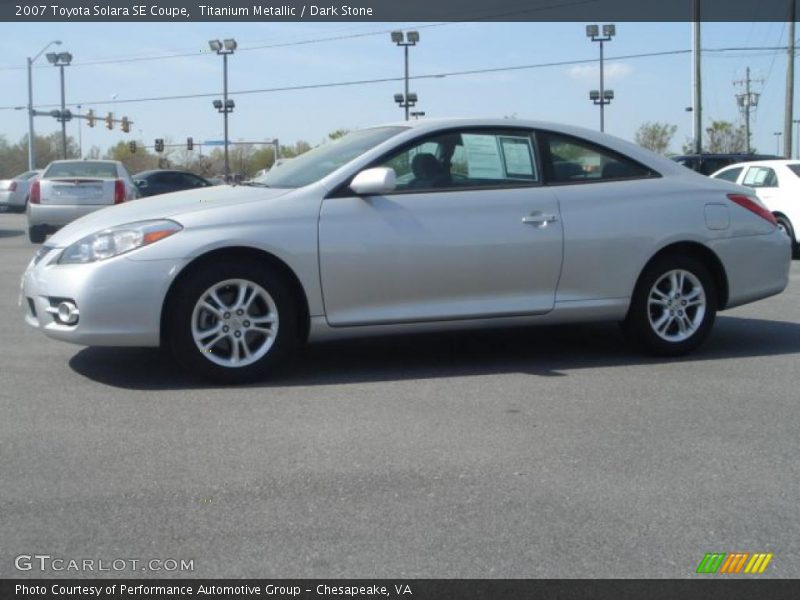Titanium Metallic / Dark Stone 2007 Toyota Solara SE Coupe