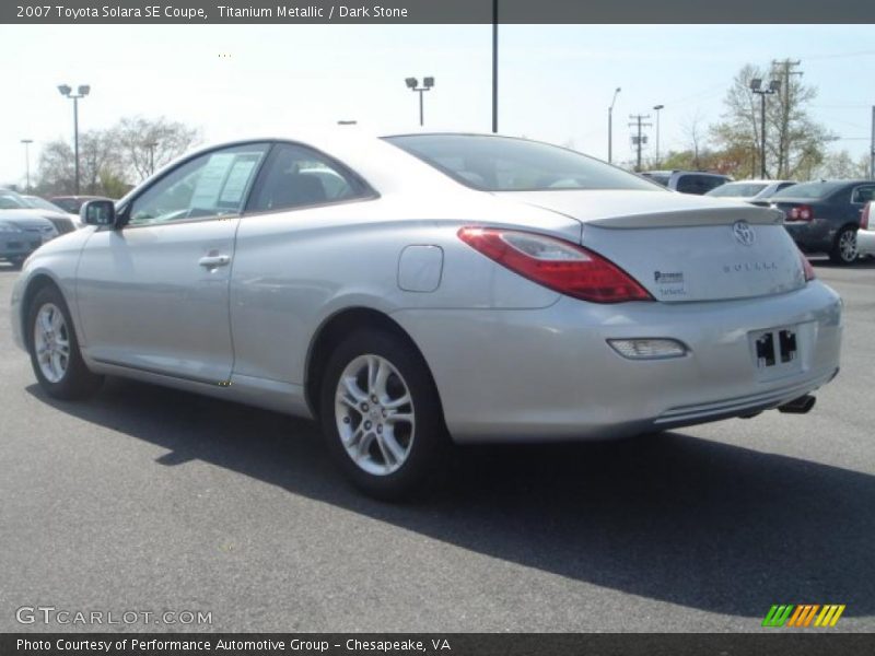 Titanium Metallic / Dark Stone 2007 Toyota Solara SE Coupe