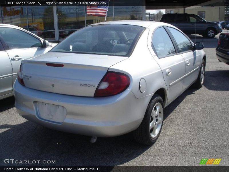 Bright Silver Metallic / Dark Slate Gray 2001 Dodge Neon ES