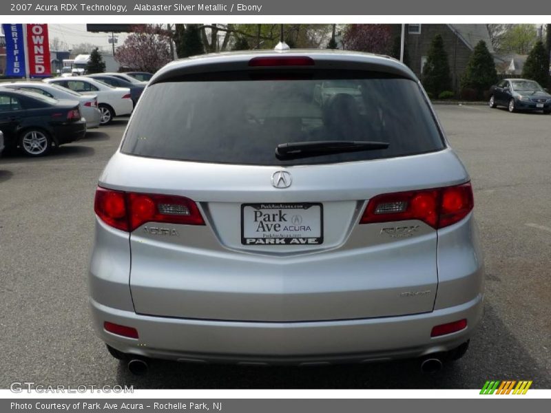 Alabaster Silver Metallic / Ebony 2007 Acura RDX Technology