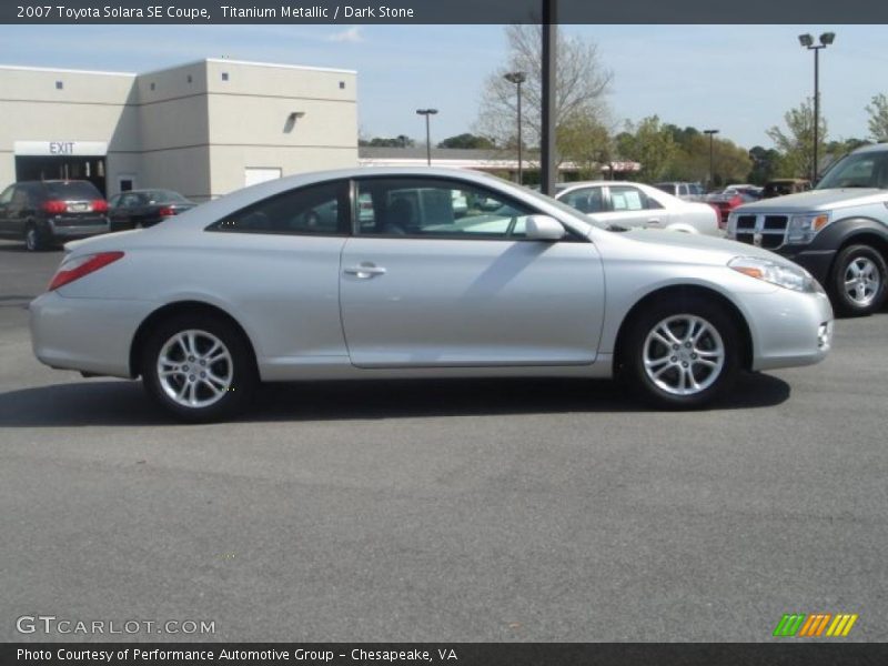 Titanium Metallic / Dark Stone 2007 Toyota Solara SE Coupe