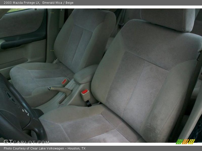 Emerald Mica / Beige 2003 Mazda Protege LX