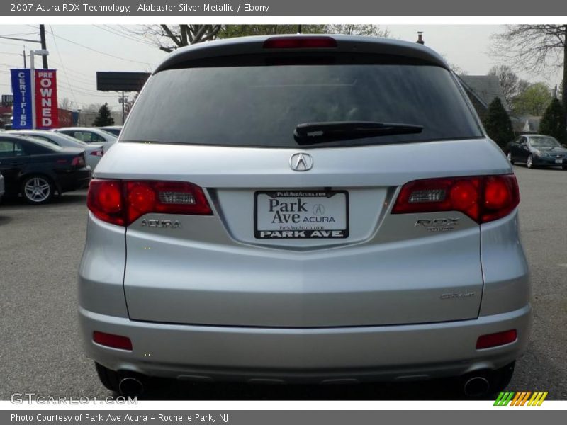 Alabaster Silver Metallic / Ebony 2007 Acura RDX Technology