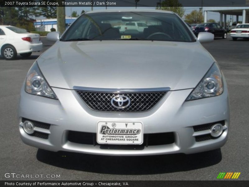 Titanium Metallic / Dark Stone 2007 Toyota Solara SE Coupe