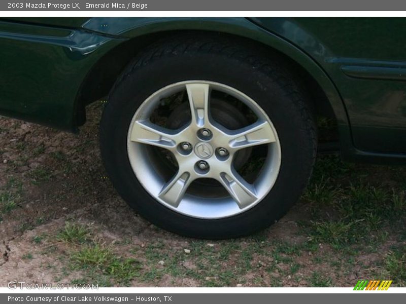 Emerald Mica / Beige 2003 Mazda Protege LX