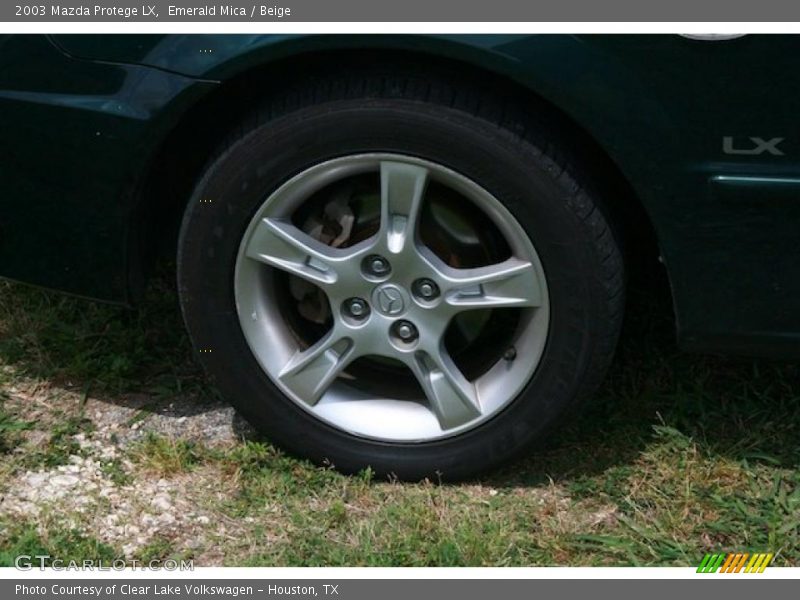 Emerald Mica / Beige 2003 Mazda Protege LX