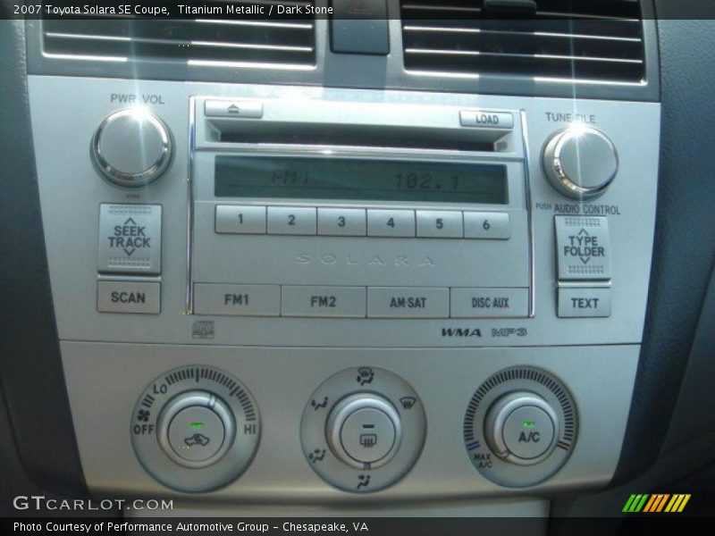 Titanium Metallic / Dark Stone 2007 Toyota Solara SE Coupe