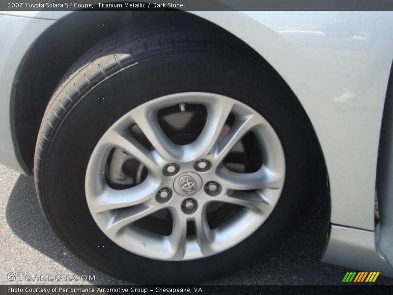 Titanium Metallic / Dark Stone 2007 Toyota Solara SE Coupe