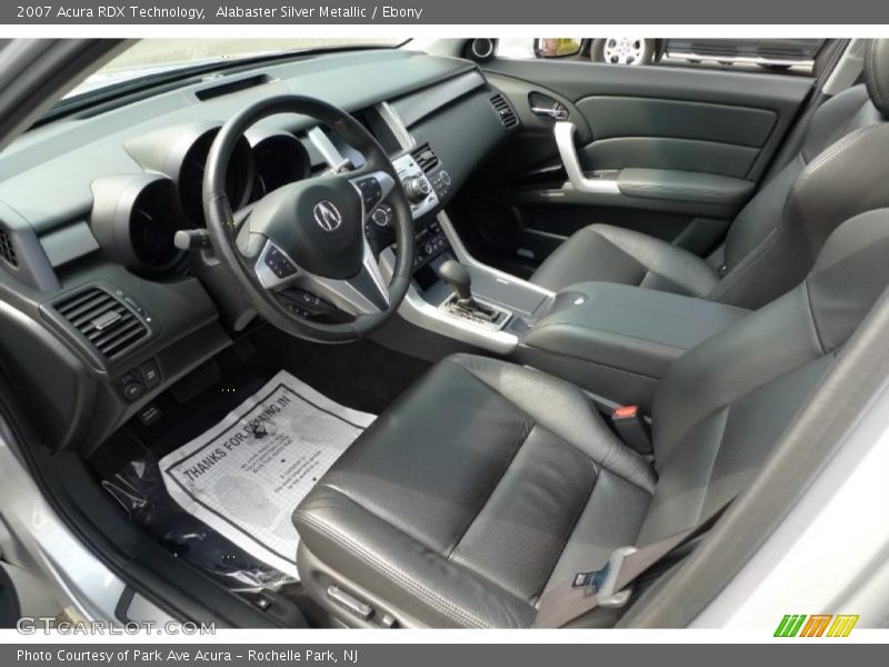 Alabaster Silver Metallic / Ebony 2007 Acura RDX Technology