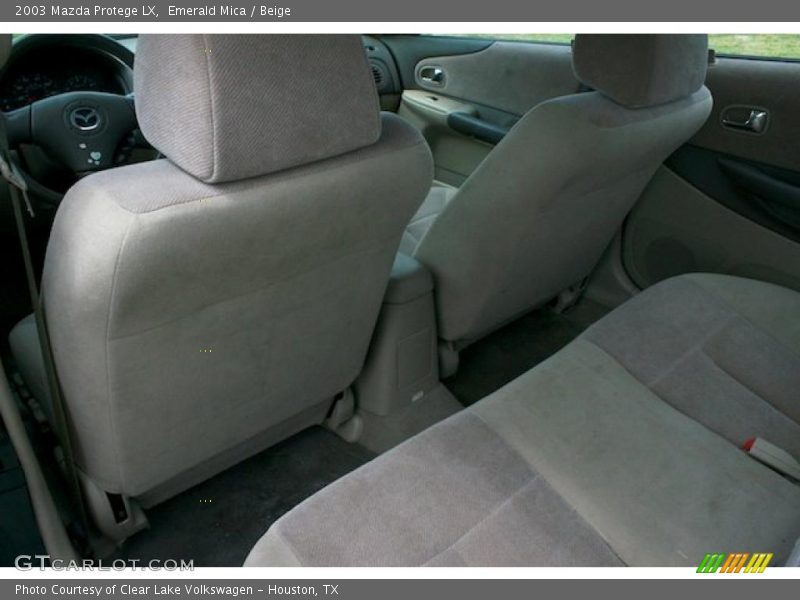 Emerald Mica / Beige 2003 Mazda Protege LX