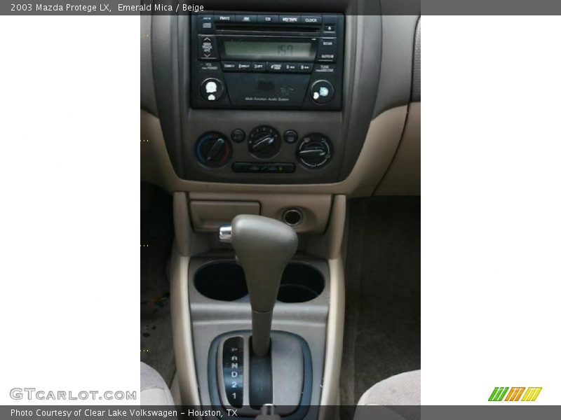 Emerald Mica / Beige 2003 Mazda Protege LX