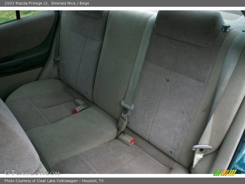 Emerald Mica / Beige 2003 Mazda Protege LX