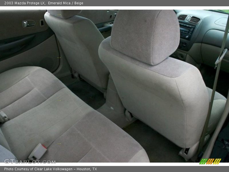 Emerald Mica / Beige 2003 Mazda Protege LX