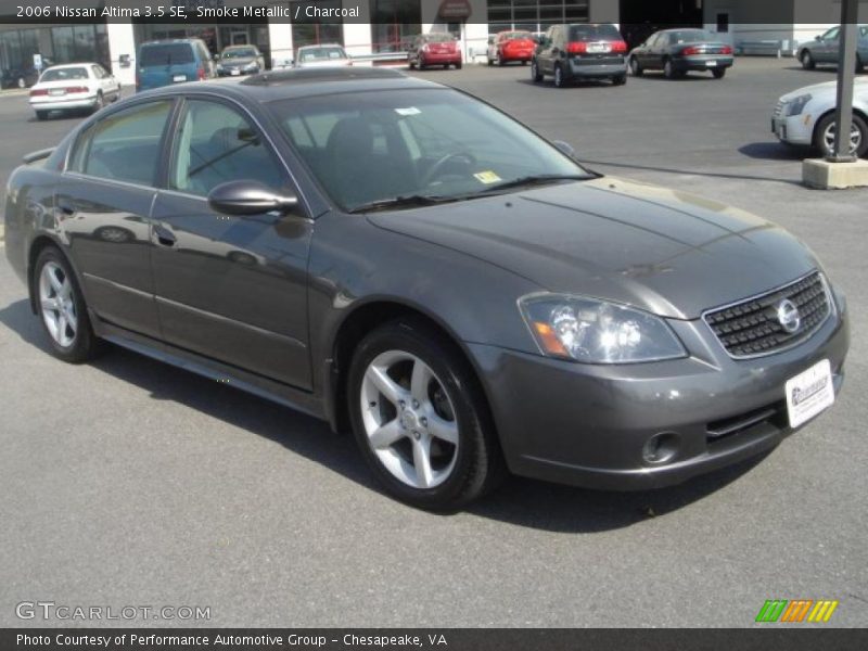 Smoke Metallic / Charcoal 2006 Nissan Altima 3.5 SE