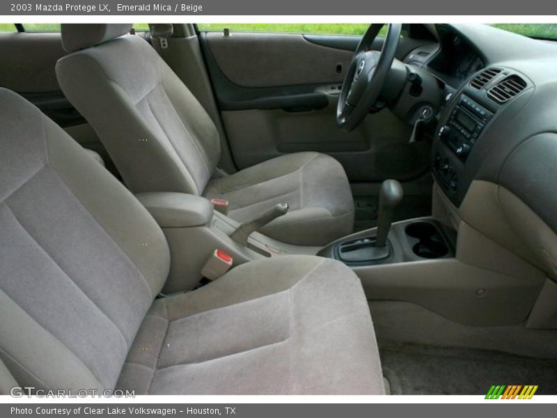 Emerald Mica / Beige 2003 Mazda Protege LX