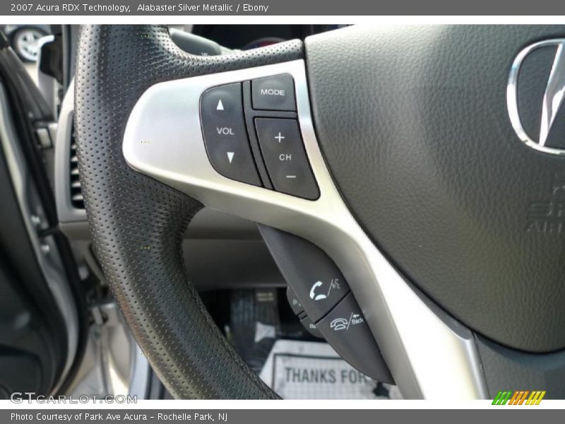 Alabaster Silver Metallic / Ebony 2007 Acura RDX Technology