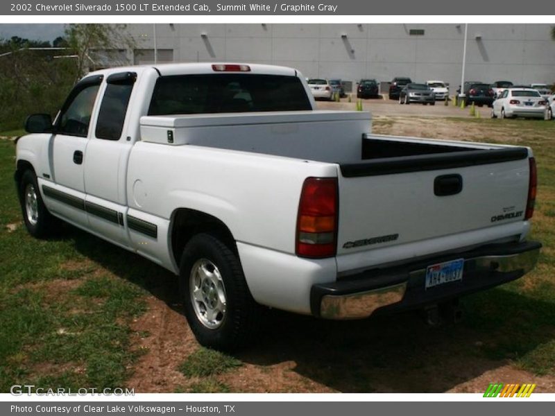 Summit White / Graphite Gray 2002 Chevrolet Silverado 1500 LT Extended Cab