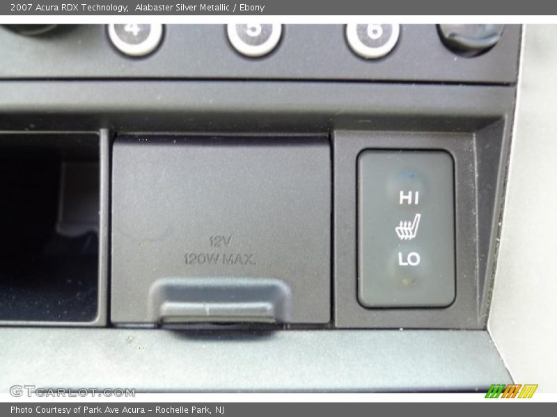 Alabaster Silver Metallic / Ebony 2007 Acura RDX Technology