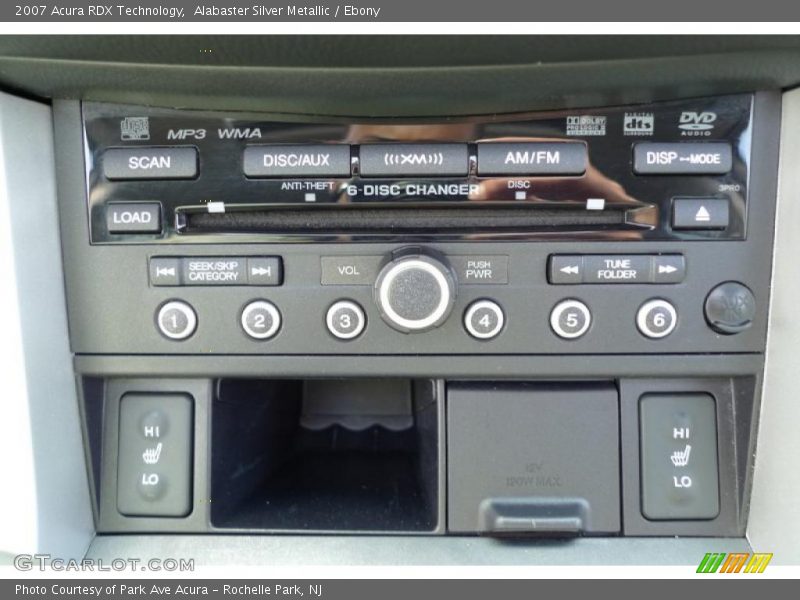 Alabaster Silver Metallic / Ebony 2007 Acura RDX Technology