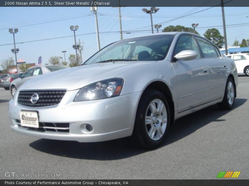 Sheer Silver Metallic / Charcoal 2006 Nissan Altima 2.5 S