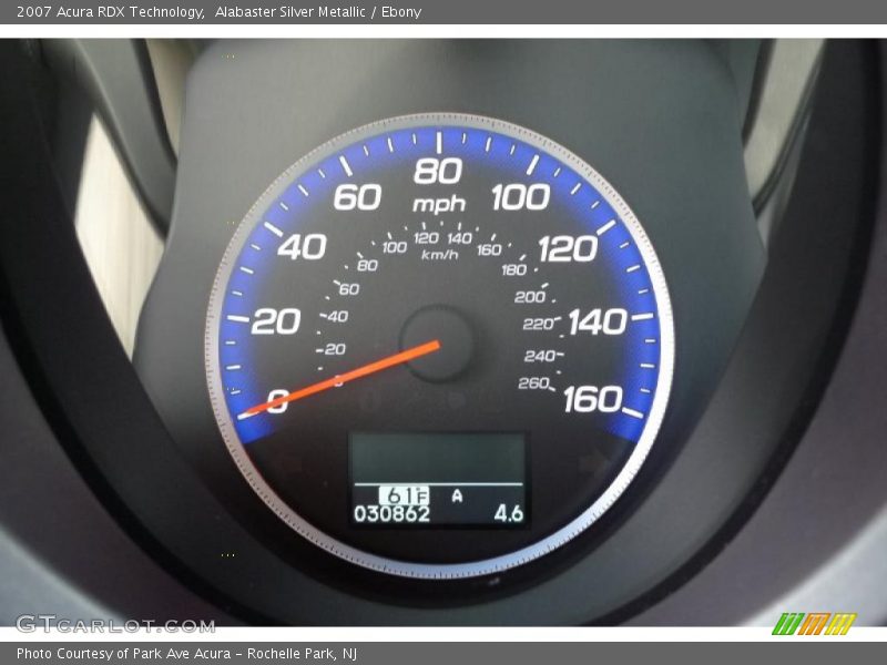 Alabaster Silver Metallic / Ebony 2007 Acura RDX Technology