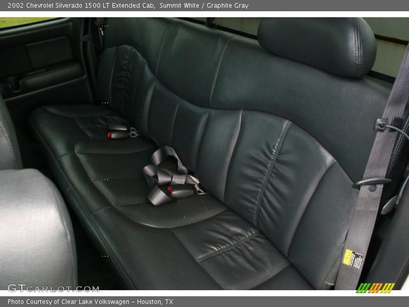 Summit White / Graphite Gray 2002 Chevrolet Silverado 1500 LT Extended Cab
