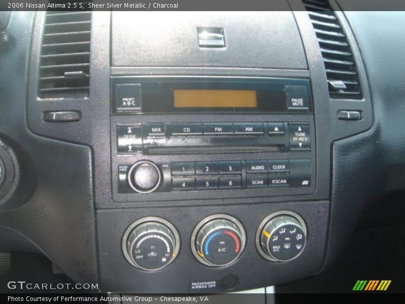 Sheer Silver Metallic / Charcoal 2006 Nissan Altima 2.5 S