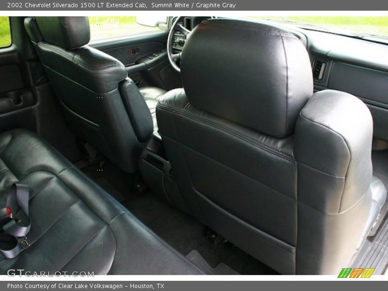 Summit White / Graphite Gray 2002 Chevrolet Silverado 1500 LT Extended Cab