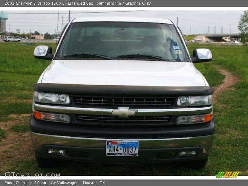 Summit White / Graphite Gray 2002 Chevrolet Silverado 1500 LT Extended Cab