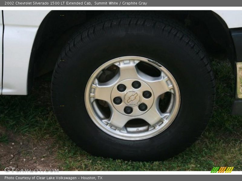 Summit White / Graphite Gray 2002 Chevrolet Silverado 1500 LT Extended Cab