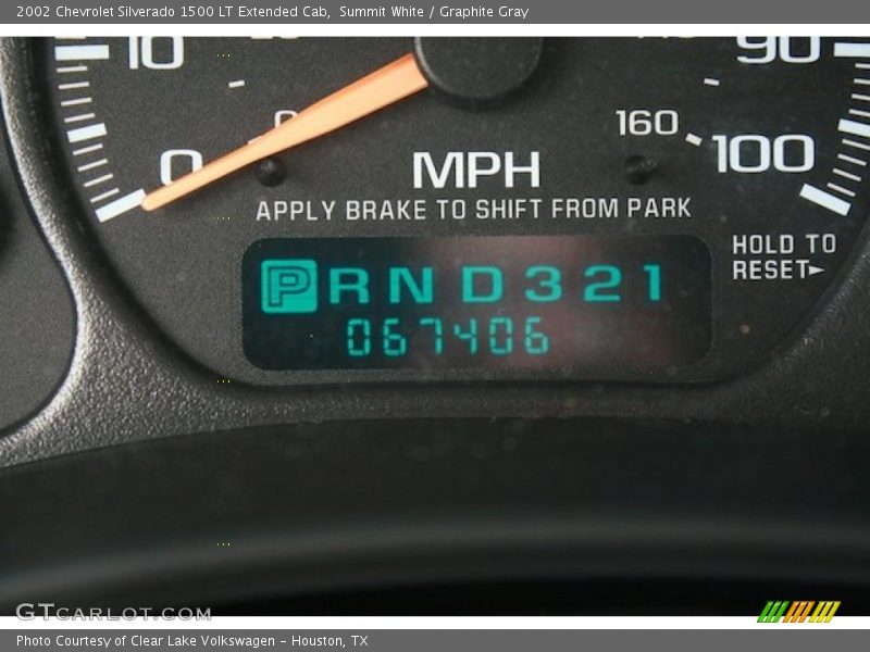 Summit White / Graphite Gray 2002 Chevrolet Silverado 1500 LT Extended Cab