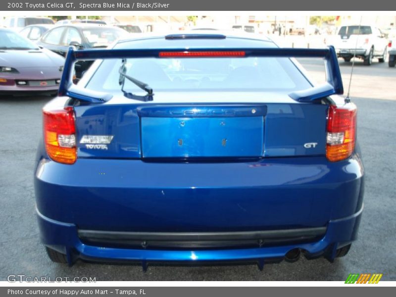Spectra Blue Mica / Black/Silver 2002 Toyota Celica GT