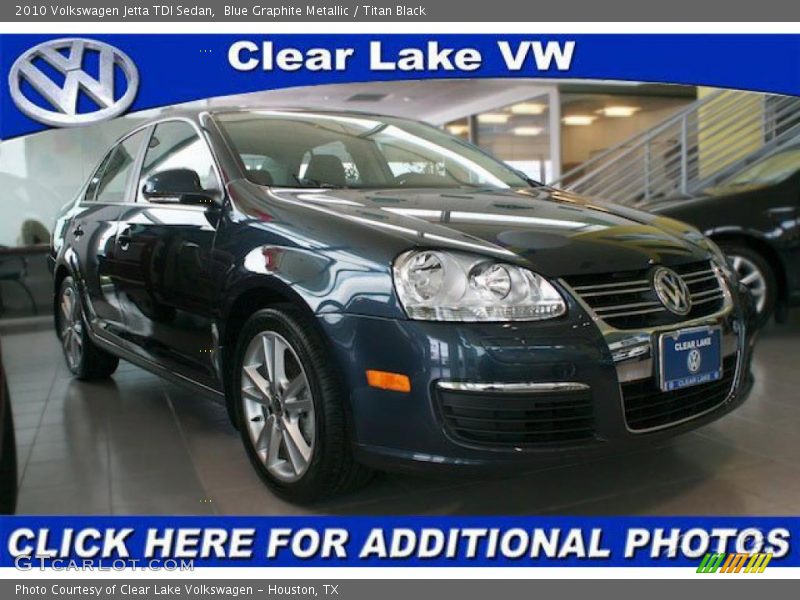 Blue Graphite Metallic / Titan Black 2010 Volkswagen Jetta TDI Sedan