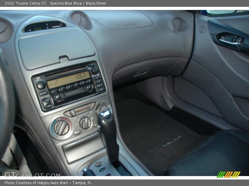 Spectra Blue Mica / Black/Silver 2002 Toyota Celica GT