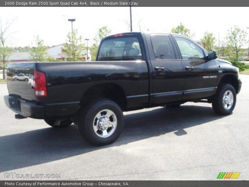Black / Medium Slate Gray 2006 Dodge Ram 2500 Sport Quad Cab 4x4