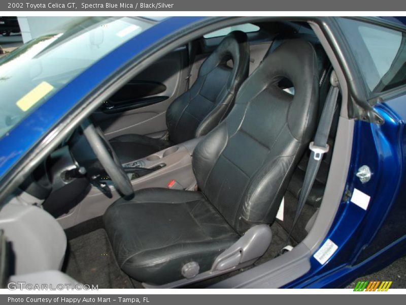 Spectra Blue Mica / Black/Silver 2002 Toyota Celica GT