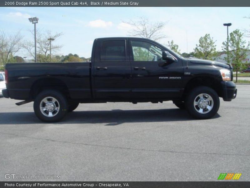Black / Medium Slate Gray 2006 Dodge Ram 2500 Sport Quad Cab 4x4