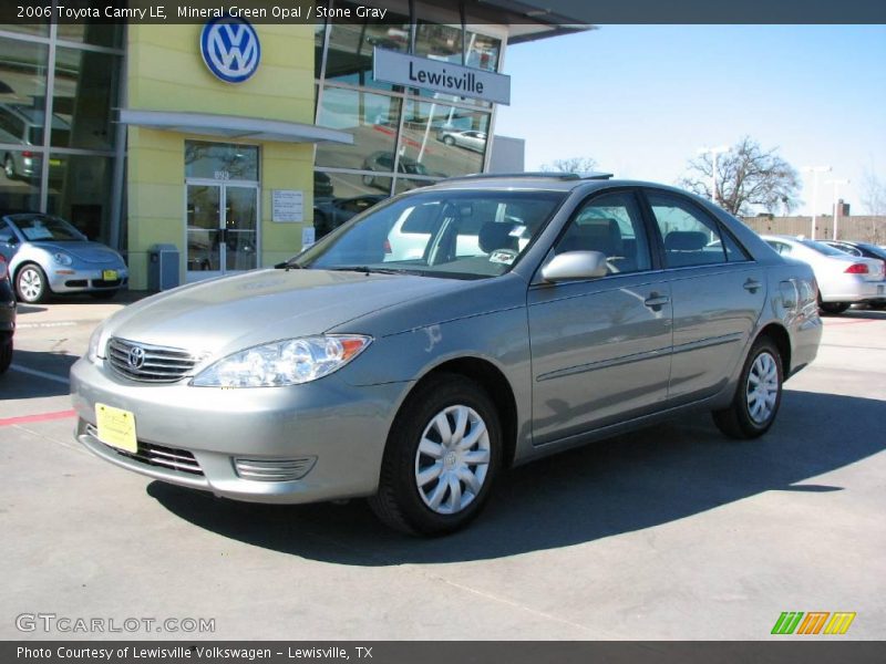Mineral Green Opal / Stone Gray 2006 Toyota Camry LE