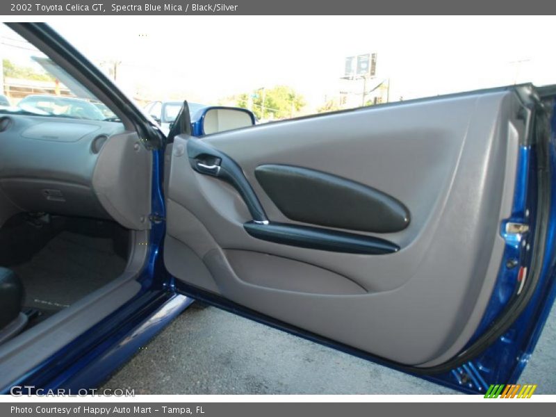 Spectra Blue Mica / Black/Silver 2002 Toyota Celica GT