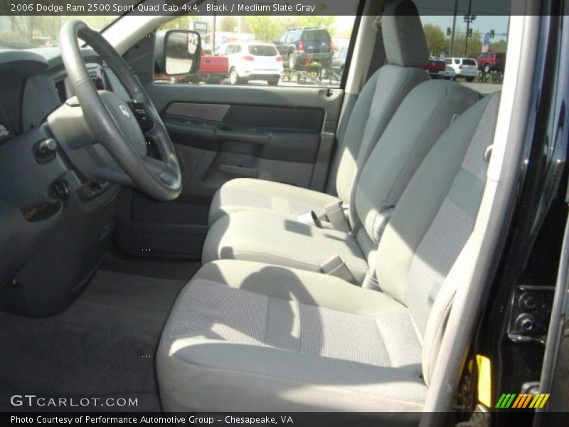 Black / Medium Slate Gray 2006 Dodge Ram 2500 Sport Quad Cab 4x4